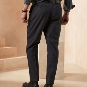 BANANA REPUBLIC Non-Iron Cotton Slim Dress Pants 32x29 Blue